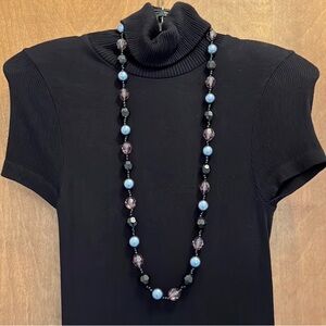 Bakers Long Beaded Necklace
